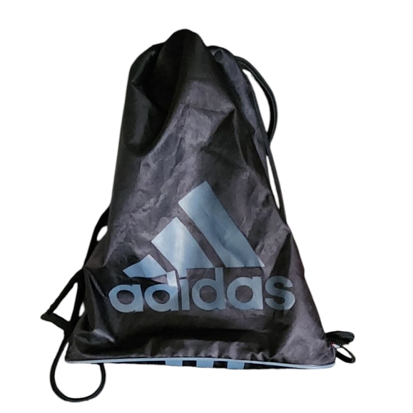 ADIDAS Unisex 3 STRIPE Drawstring Bag - Picture 1 of 4